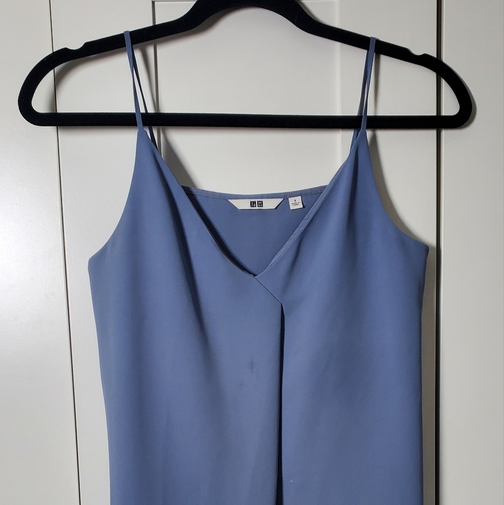 Blue spaghetti top